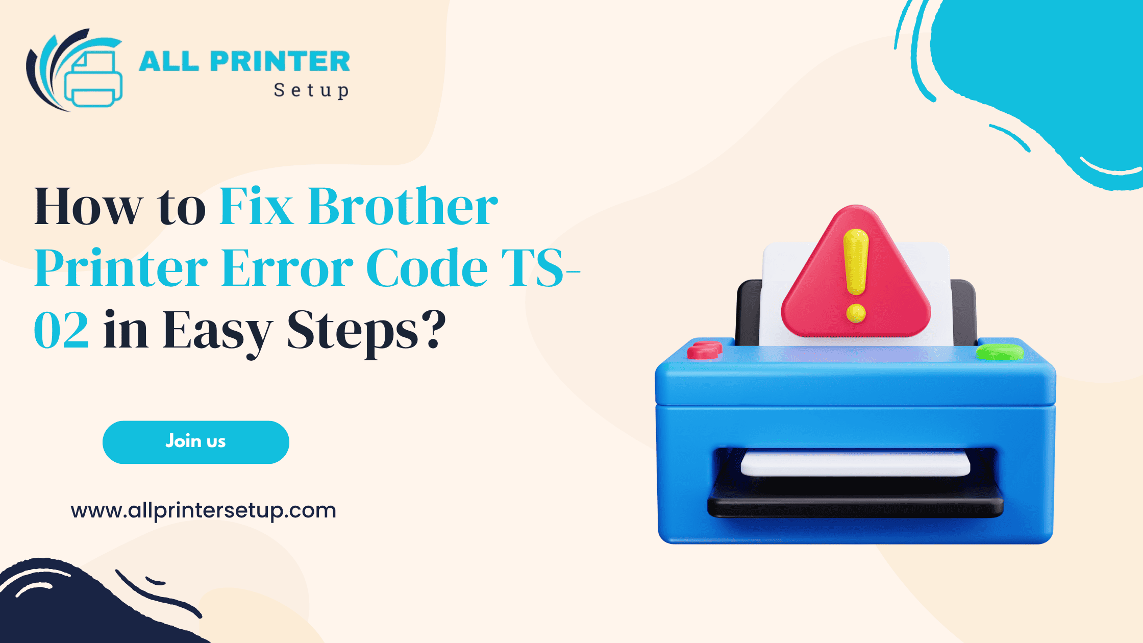 Fix Brother Printer Error Code TS-02